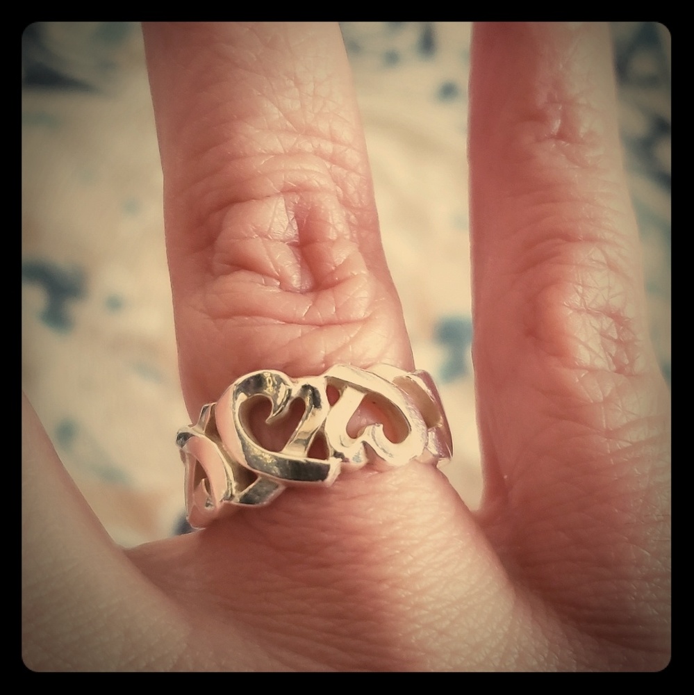 Sterling Silver Tiffany ring Authentic